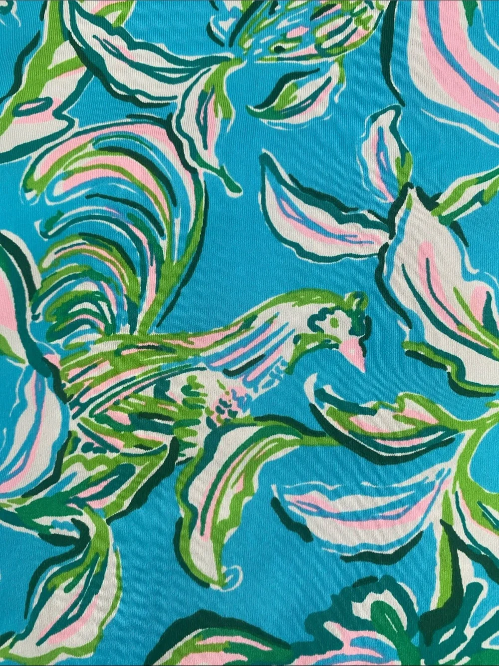 Lilly Pulitzer Girls' Turquoise Floral Long-Sleeve Rashguard Set